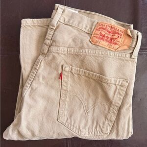 Levi’s 501 Original Fit Khaki Pants Men’s 36x34 Classic Straight Leg